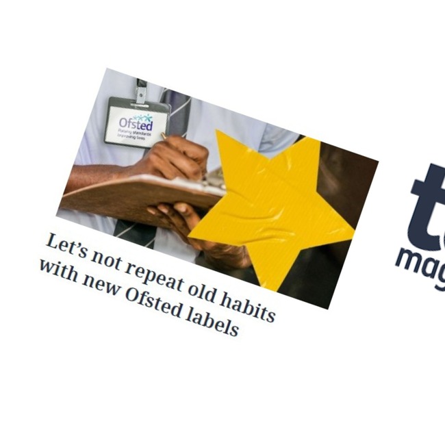 Our CEO Russell Hobby has set out the Trust's position on the renewed Ofsted framework