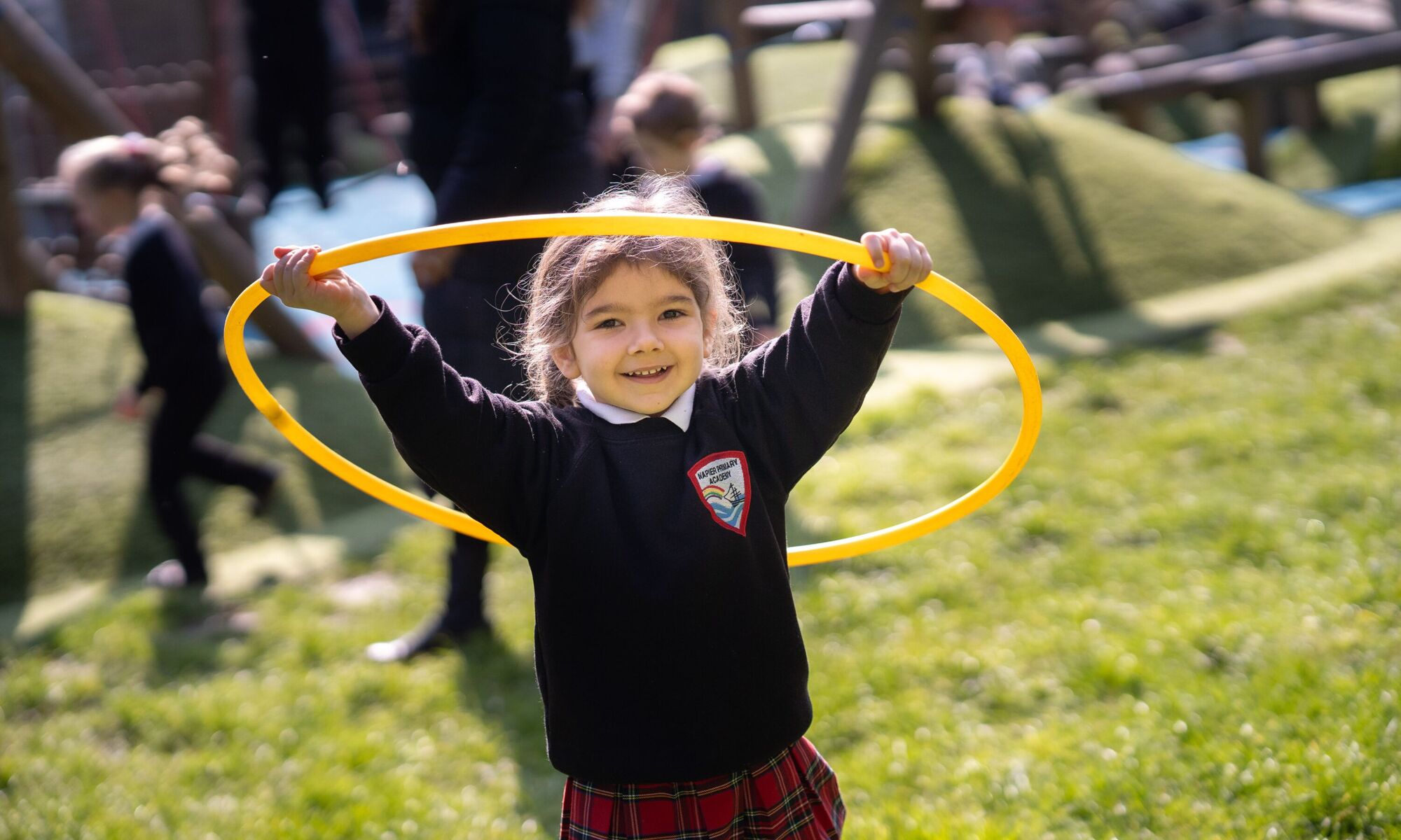 TKAT Trust Student Playing Outside